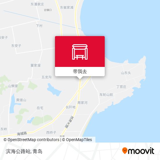 滨海公路站地图