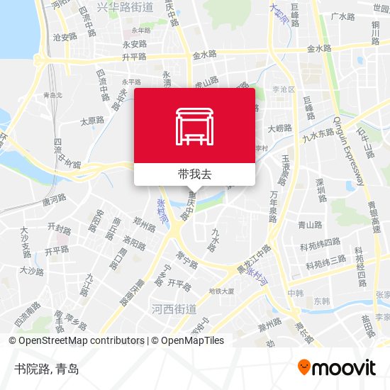 书院路地图