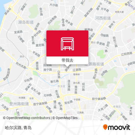 哈尔滨路地图