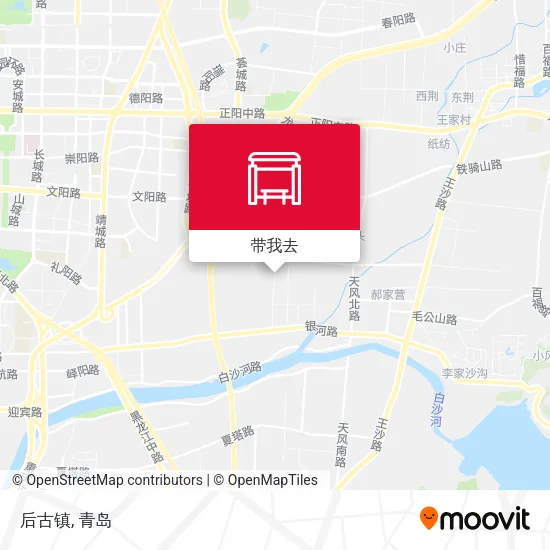 后古镇地图