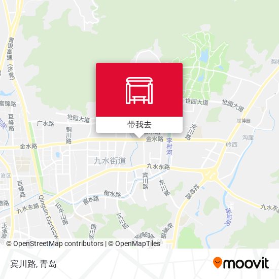 宾川路地图