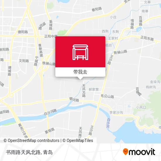 书雨路天风北路地图