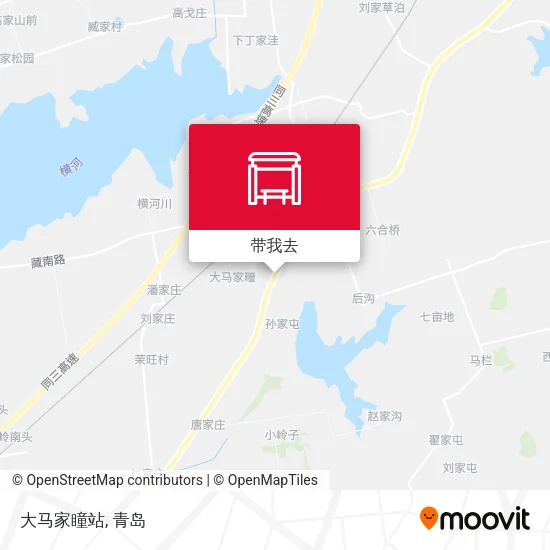 大马家瞳站地图