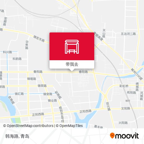 韩海路地图