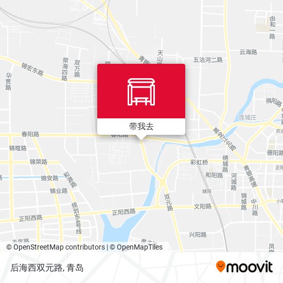 后海西双元路地图