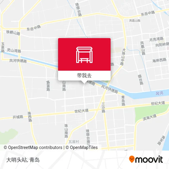 大哨头站地图
