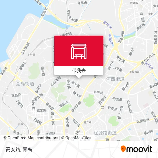 高安路地图