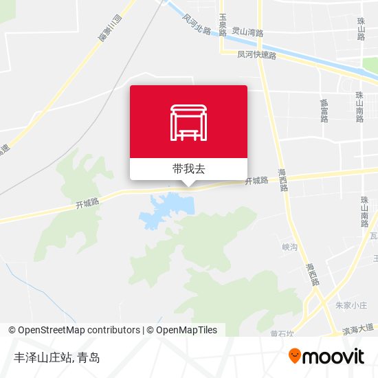 丰泽山庄站地图