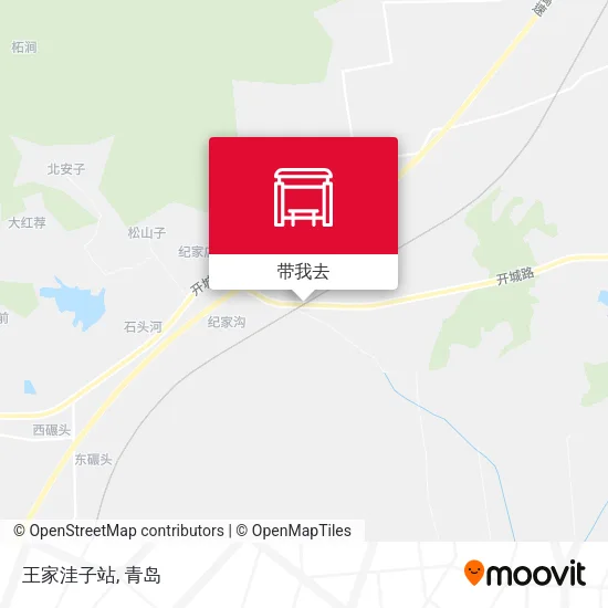 王家洼子站地图