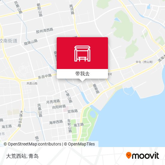 大荒西站地图