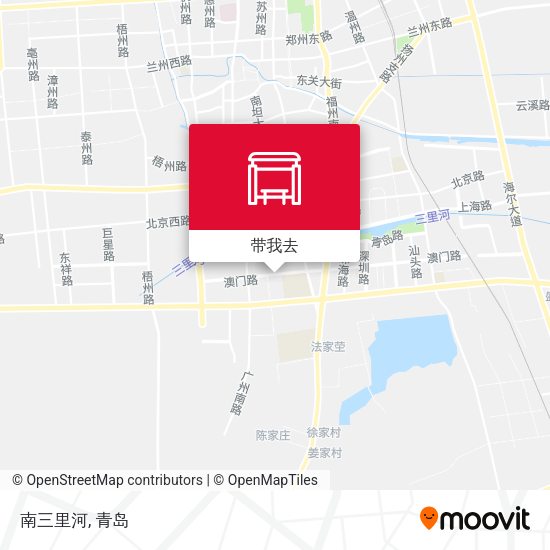 南三里河地图