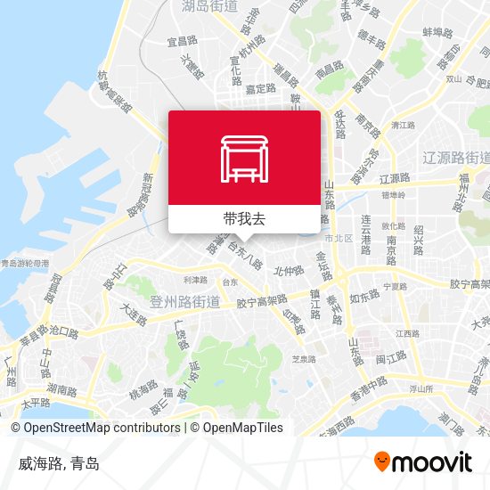 威海路地图