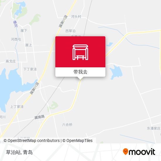 草泊站地图