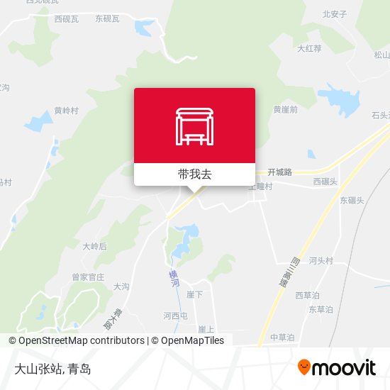 大山张站地图