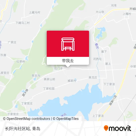 长阡沟社区站地图