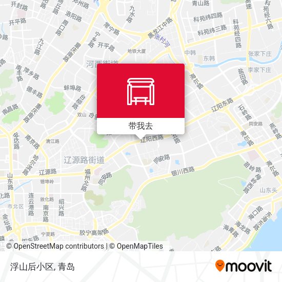 浮山后小区地图