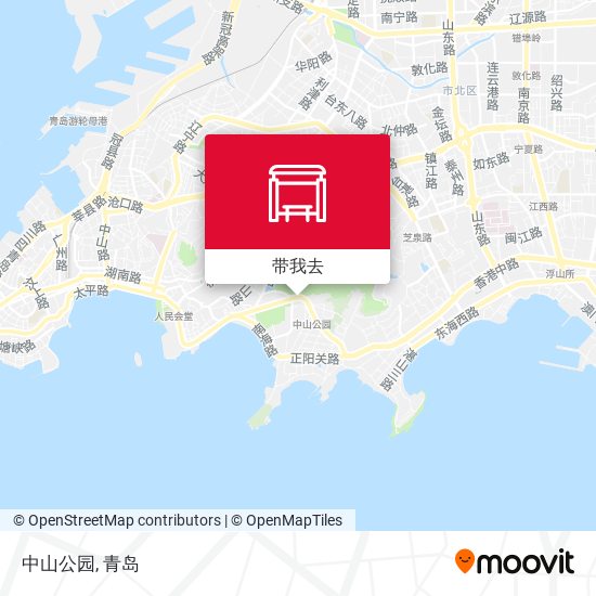 中山公园地图