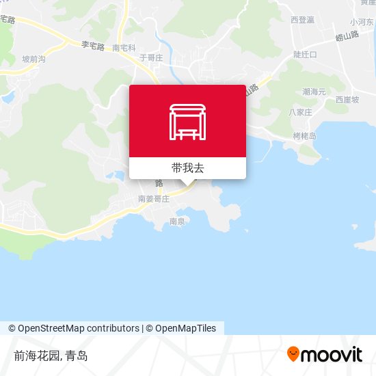 前海花园地图