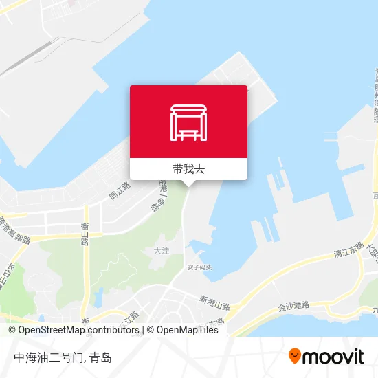 中海油二号门地图