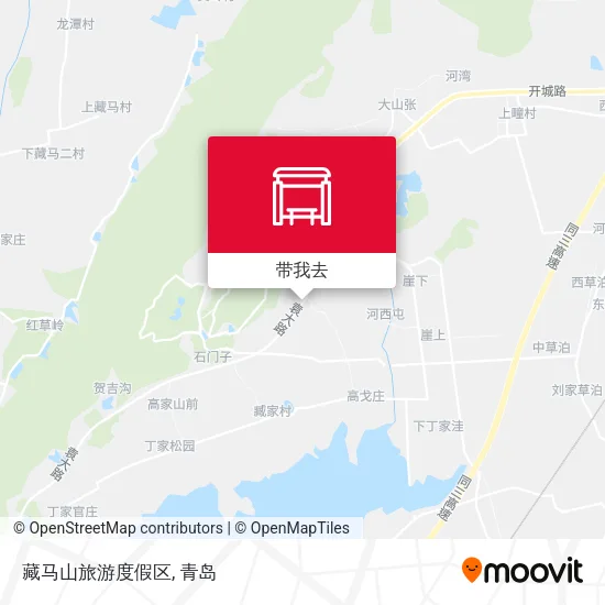 藏马山旅游度假区地图