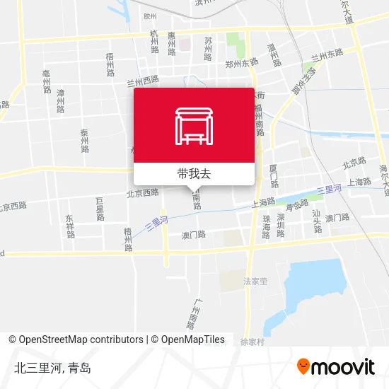 北三里河地图