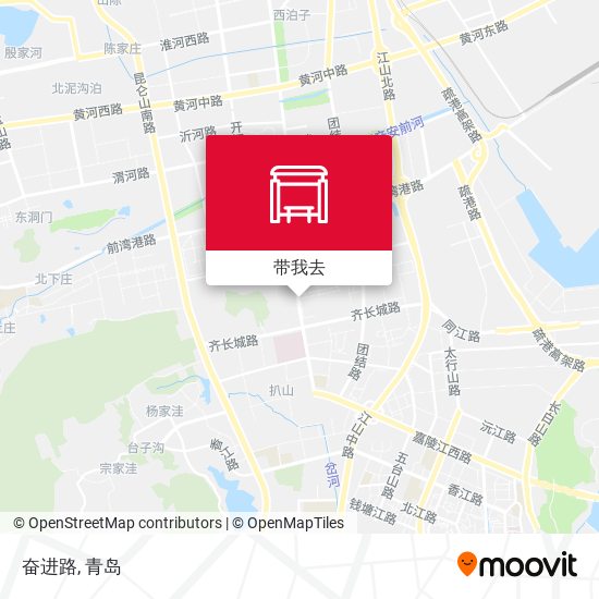 奋进路地图