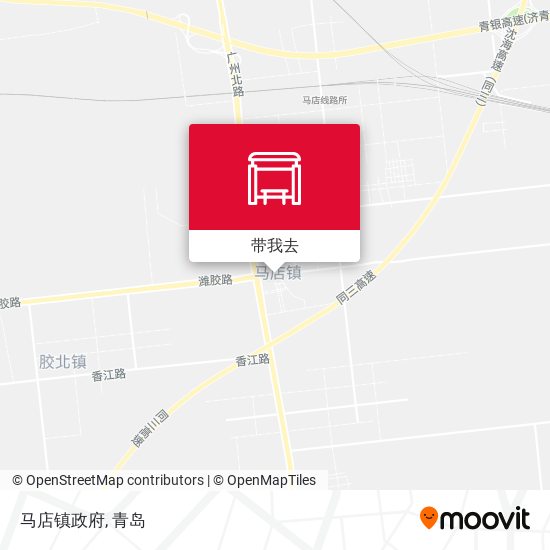 马店镇政府地图