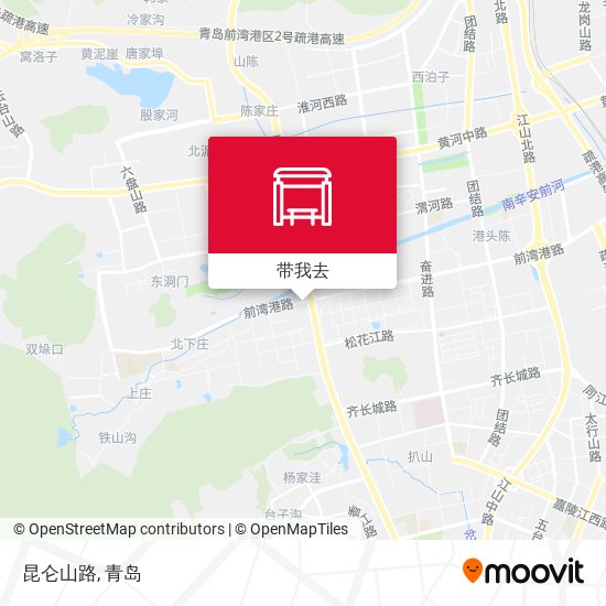 昆仑山路地图