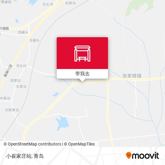 小崔家庄站地图