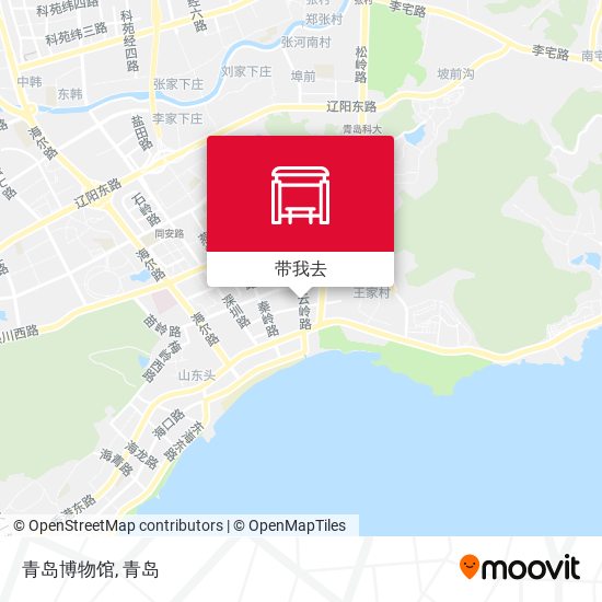 青岛博物馆地图