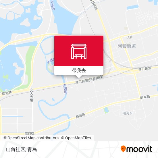 山角社区地图
