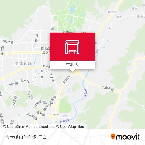海大崂山停车场地图
