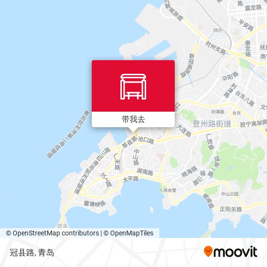 冠县路地图