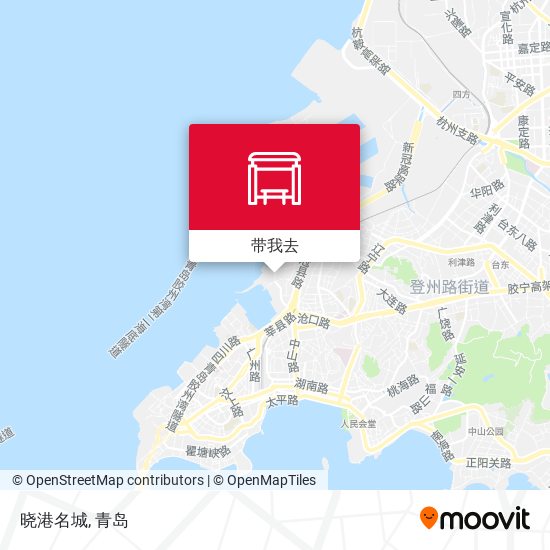 晓港名城地图