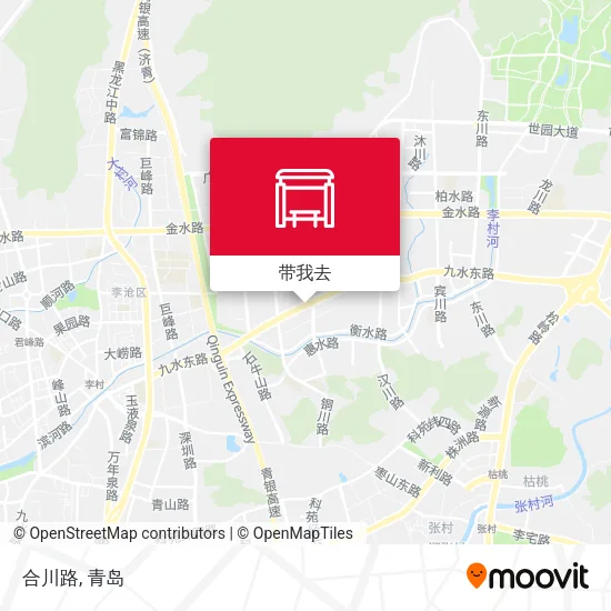 合川路地图