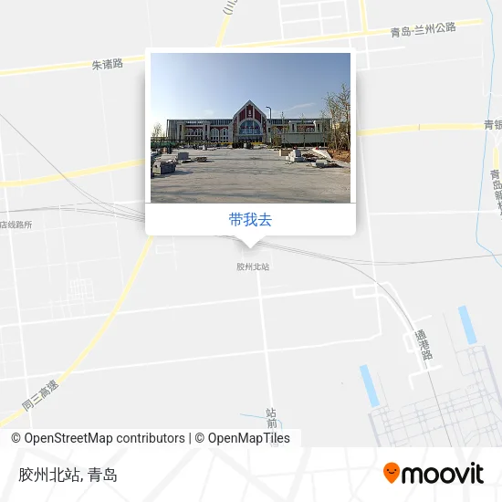 胶州北站地图