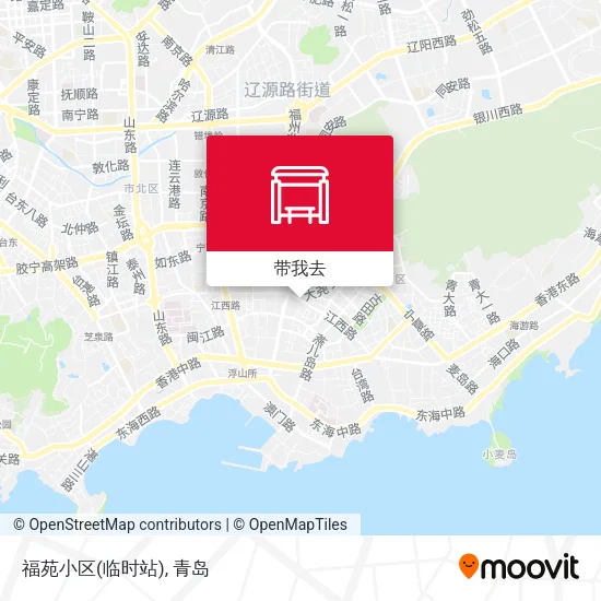 福苑小区(临时站)地图