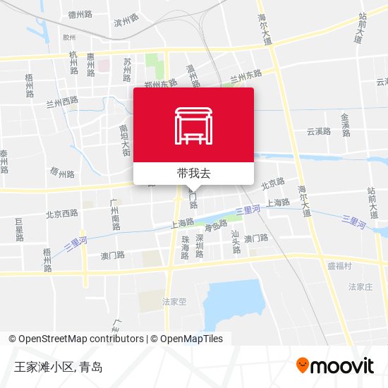 王家滩小区地图