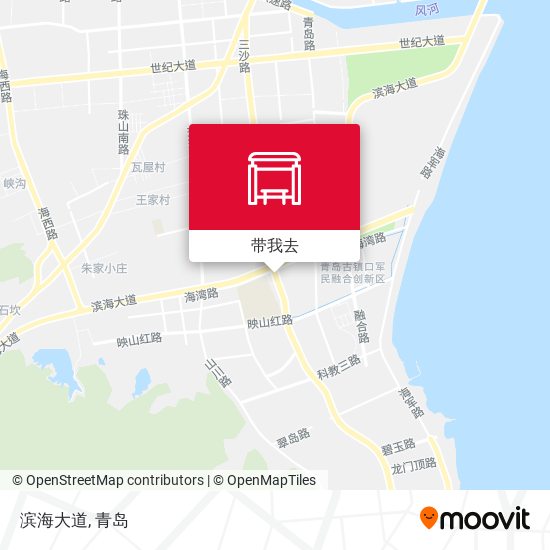 滨海大道地图