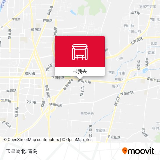 玉皇岭北地图