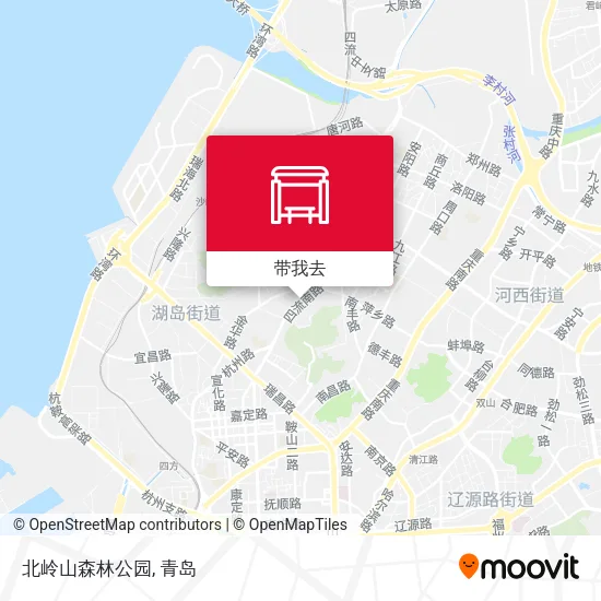 北岭山森林公园地图