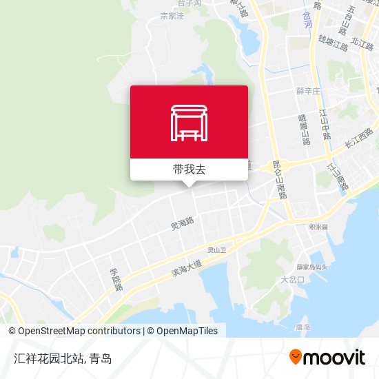 汇祥花园北站地图