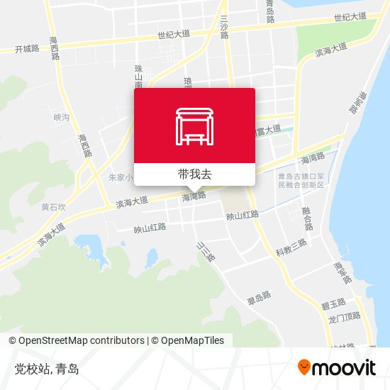 党校站地图