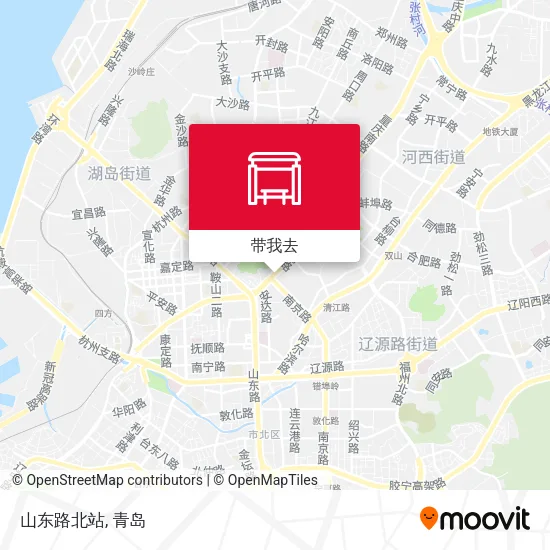 山东路北站地图
