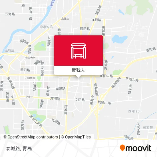 泰城路地图