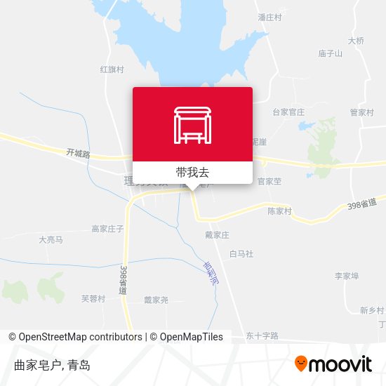 曲家皂户地图