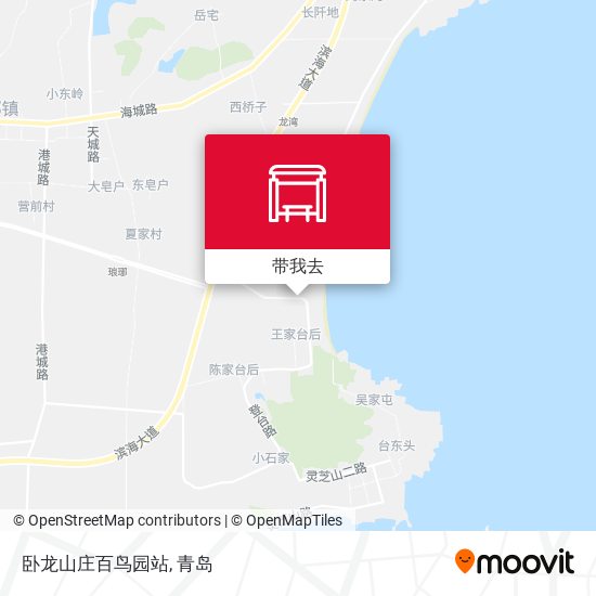 卧龙山庄百鸟园站地图