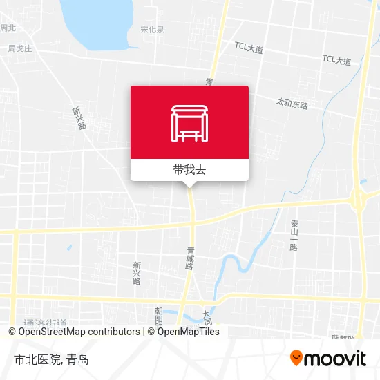 市北医院地图