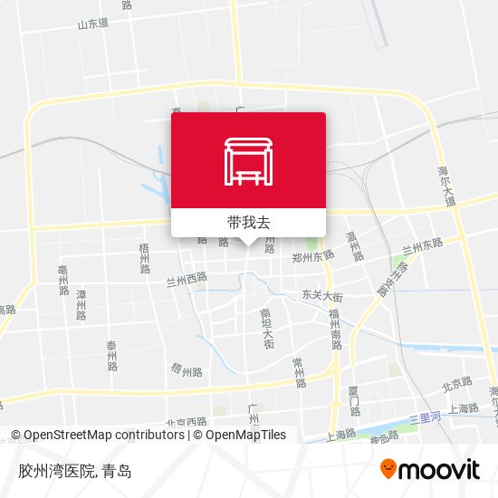 胶州湾医院地图