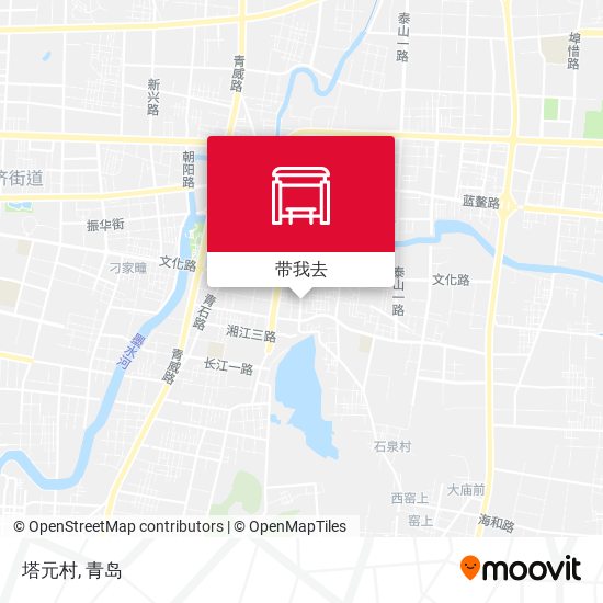 塔元村地图